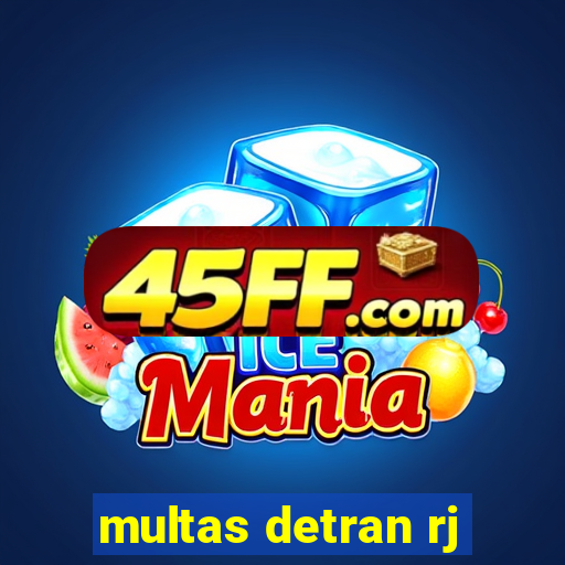 multas detran rj